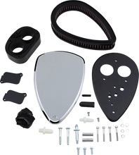 Load image into Gallery viewer, Baron Custom Accessories Big Air Kit - Smooth - Chrome BA-2060-00 - Side View