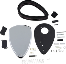 Load image into Gallery viewer, Baron Custom Accessories Big Air Kit - Smooth - Chrome BA-2061-00 - Side View