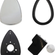Load image into Gallery viewer, Baron Custom Accessories Big Air Kit - Smooth - Chrome BA-2062-00 - Side View