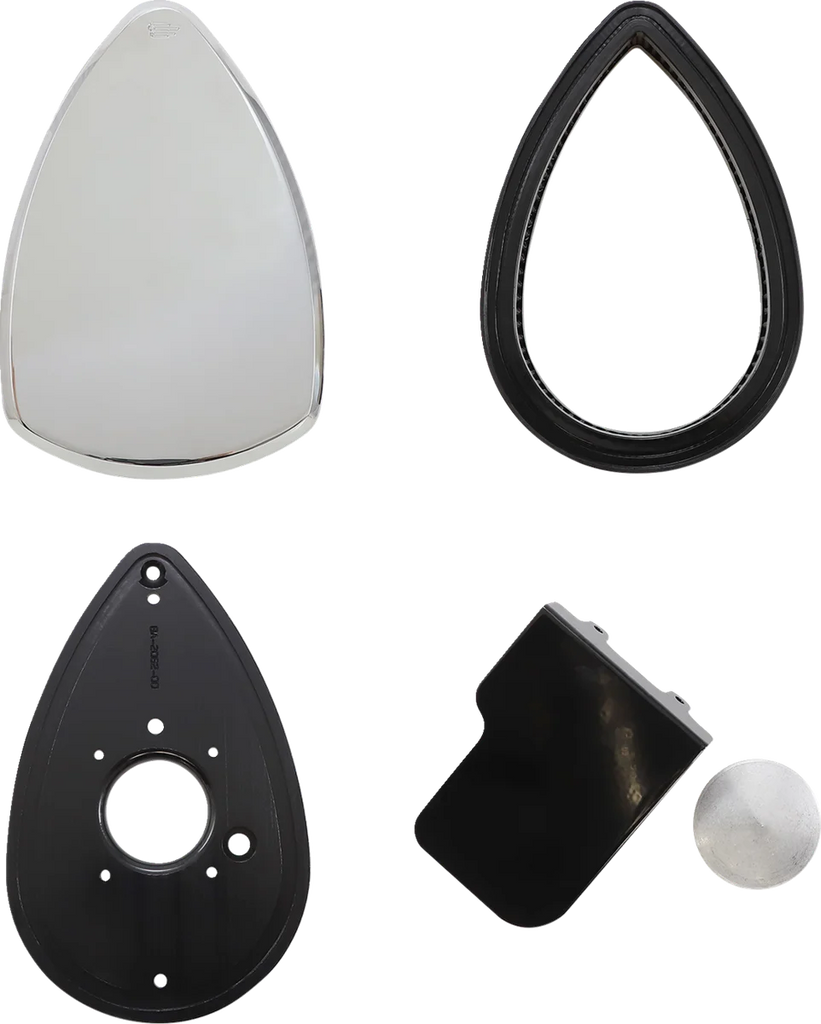 Baron Custom Accessories Big Air Kit - Smooth - Chrome BA-2062-00 - Side View