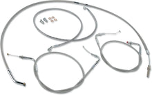 Load image into Gallery viewer, Baron Custom Accessories Cable Kit - 12" - 14" Handlebars - Bolt - Black BA-8050KT-12B - Side View