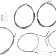 Load image into Gallery viewer, Baron Custom Accessories Cable Line Kit - 12" - 14" - '99 - '03 Roadstar - Stainless Steel BA-8021KT-12 - Main Product View