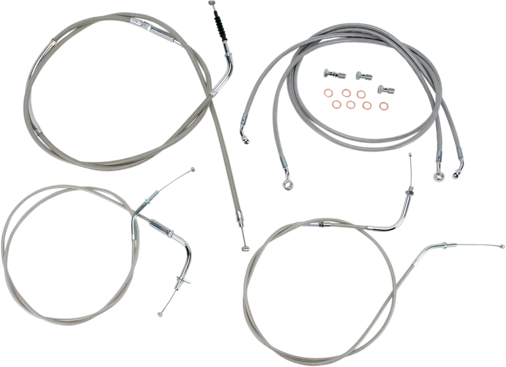 Baron Custom Accessories Cable Line Kit - 12" - 14" - VN2000 - Stainless Steel BA-8076KT-12 - Main Product View