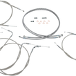 Load image into Gallery viewer, Baron Custom Accessories Cable Line Kit - 12" - 14" - XVS1100CL - Stainless Steel BA-8042KT-12 - Main Product View