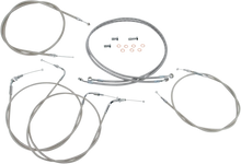 Load image into Gallery viewer, Baron Custom Accessories Cable Line Kit - 12" - 14" - XVS1100CL - Stainless Steel BA-8042KT-12 - Main Product View