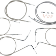 Load image into Gallery viewer, Baron Custom Accessories Cable Line Kit - 12" - 14" - XVS1100CU - Stainless Steel BA-8048KT-12 - Main Product View
