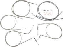 Load image into Gallery viewer, Baron Custom Accessories Cable Line Kit - 12" - 14" - XVS1100CU - Stainless Steel BA-8048KT-12 - Main Product View