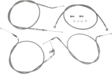 Load image into Gallery viewer, Baron Custom Accessories Cable Line Kit - 12" - 14" - XVS650CL - Stainless Steel BA-8015KT-12 - Main Product View