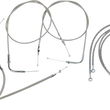 Load image into Gallery viewer, Baron Custom Accessories Cable Line Kit - 15" - 17" - '04 - '07 Roadstar - Stainless Steel BA-8022KT-16 - Main Product View