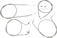 Load image into Gallery viewer, Baron Custom Accessories Cable Line Kit - 15" - 17" - XVS650CL - Stainless Steel BA-8015KT-16 - Main Product View