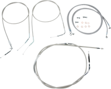 Load image into Gallery viewer, Baron Custom Accessories Cable Line Kit - 18" - 20" - VN2000 - Stainless Steel BA-8076KT-18 - Main Product View