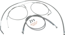 Load image into Gallery viewer, Baron Custom Accessories Cable Line Kit - 18" - 20" - VN900 - Stainless Steel BA-8074KT-18 - Side View