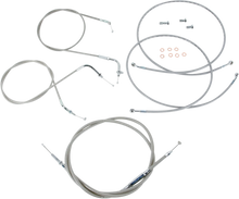 Load image into Gallery viewer, Baron Custom Accessories Cable Line Kit - 18" - 20" - XVS1300 - Stainless Steel BA-801300KT-18 - Main Product View