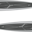 Load image into Gallery viewer, Baron Custom Accessories Cylinder Covers - Chrome - Comet Deco BA-7624-13 - Main Product View