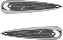 Load image into Gallery viewer, Baron Custom Accessories Cylinder Covers - Chrome - Comet Deco BA-7624-13 - Main Product View