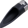 Load image into Gallery viewer, Baron Custom Accessories Family Jewel Exhaust Tip - Black - Scalloped BA-1100-01B - Main Product View