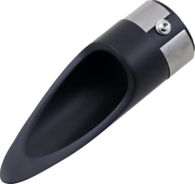 Baron Custom Accessories Family Jewel Exhaust Tip - Black - Scalloped...