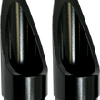 Load image into Gallery viewer, Baron Custom Accessories Family Jewel Exhaust Tip - Black - Scalloped BA-1100-01B - Side View