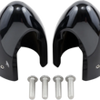 Load image into Gallery viewer, Baron Custom Accessories Fork Bullets/Axle Nut Covers - Black BA-7800B - Main Product View