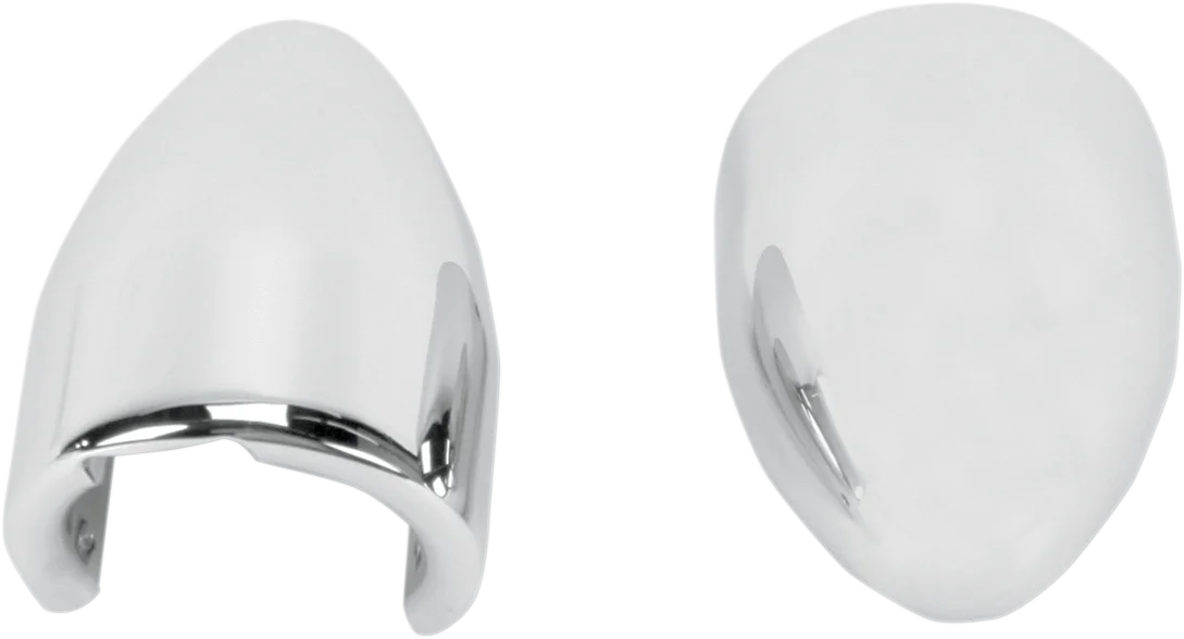 Baron Custom Accessories Fork Bullets/Axle Nut Covers - Chrome BA-7800U - Detail View