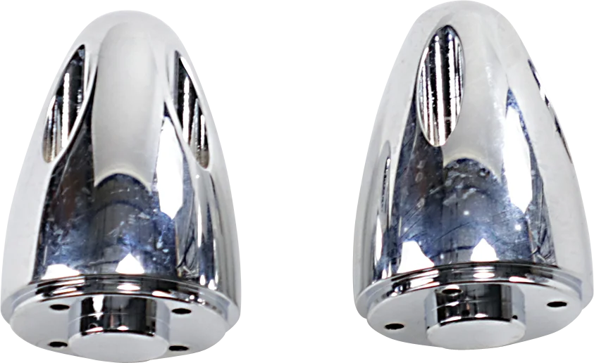 Baron Custom Accessories Handlebar End Caps - Bullet BA-7401-00 - Main Product View