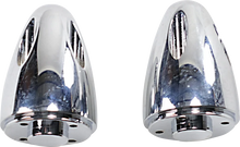 Load image into Gallery viewer, Baron Custom Accessories Handlebar End Caps - Bullet BA-7401-00 - Main Product View
