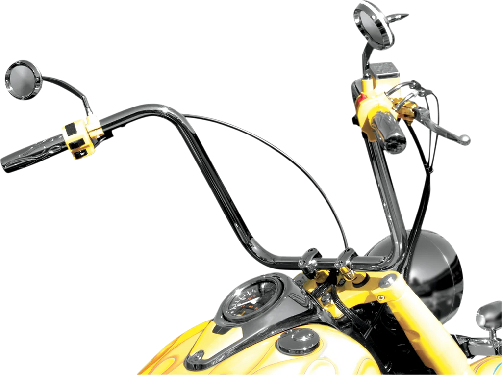 Baron Custom Accessories Handlebar - Kong - 16" - Chrome BA-7300-06 - Side View