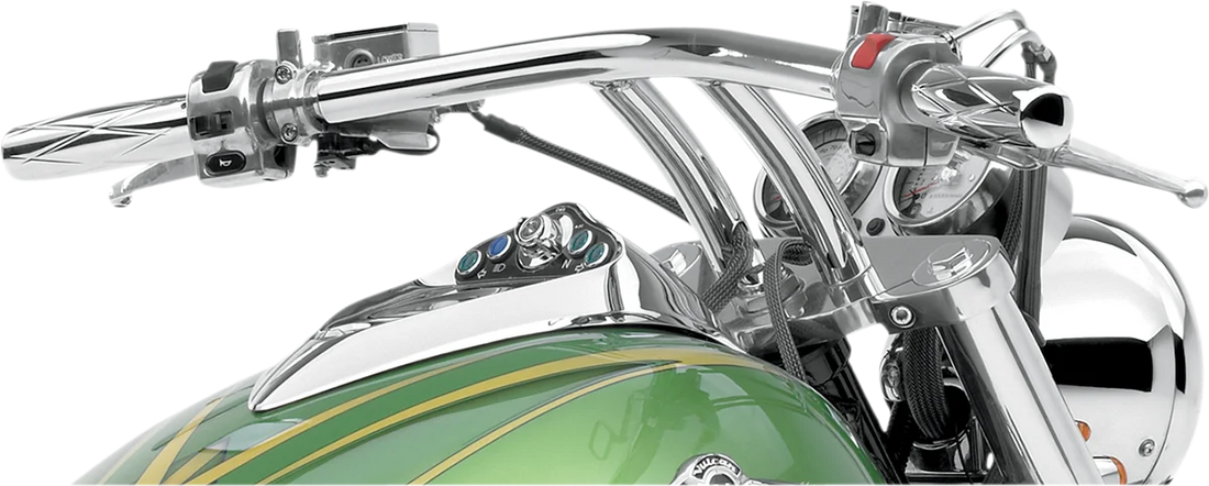 Baron Custom Accessories Handlebar - Radius - 1-1/4" BA-731005-00 - Side View