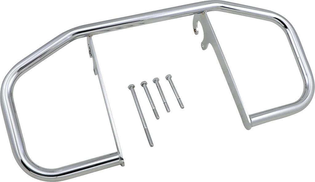 Baron Custom Accessories Highway Bar - Chrome - VTX 1800 BA-7161-00 - Side View