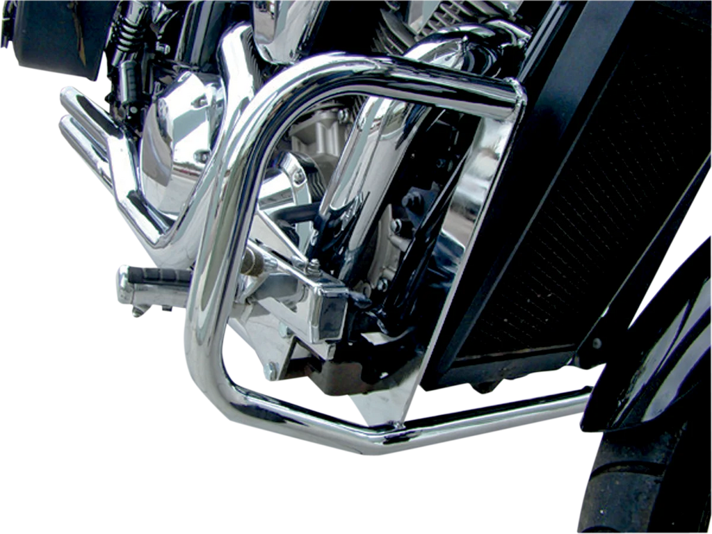 Baron Custom Accessories Highway Bar - Chrome - VTX 1800 BA-7161-00 - Back View
