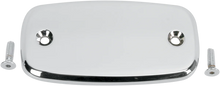 Load image into Gallery viewer, Baron Custom Accessories Master Cylinder Cover - Smooth - Honda/Yamaha - Chrome BA-7626-03 - Side View
