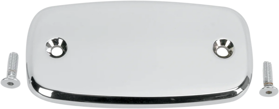 Baron Custom Accessories Master Cylinder Cover - Smooth - Yamaha - Chrome BA-7629-00 - Detail View