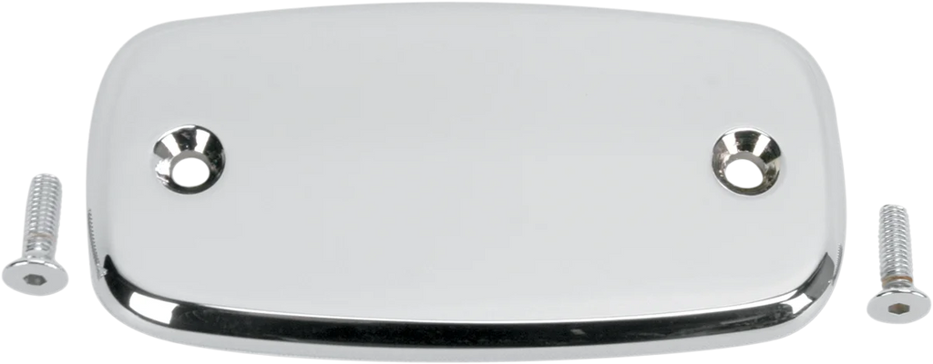 Baron Custom Accessories Master Cylinder Cover - Smooth - Yamaha - Chrome BA-7629-00 - Detail View