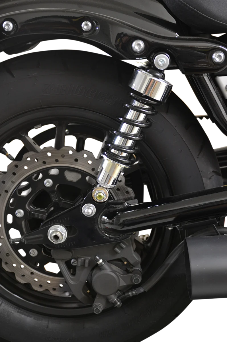Baron Custom Accessories Rear Suspension Lift Kit - Black - Raises 1" BA-7550-00B - Side View