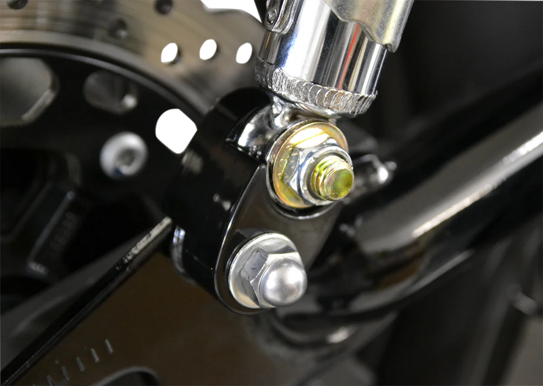Baron Custom Accessories Rear Suspension Lift Kit - Black - Raises 1" BA-7550-00B - Back View