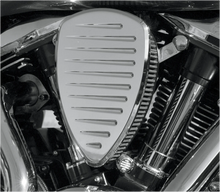 Load image into Gallery viewer, Baron Custom Accessories Replacement BAK Air Cleaner Cover - Comet - Chrome BA-2800-06 - Side View