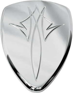 Baron Custom Accessories Replacement BAK Air Cleaner Cover - Pinstripe - Chrome BA-2800-13 - Main Product View