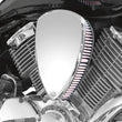 Load image into Gallery viewer, Baron Custom Accessories Replacement BAK Air Cleaner Cover - Smooth - Chrome BA-2800-00 - Side View