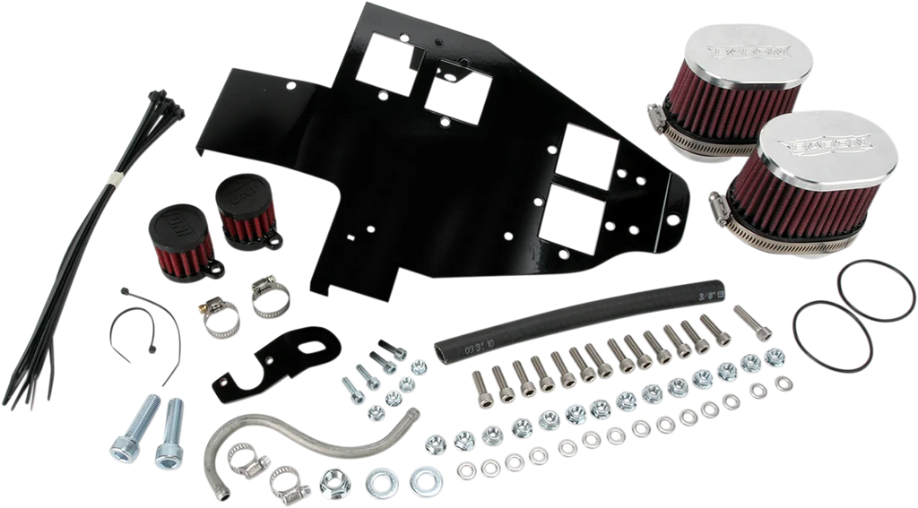 Baron Custom Accessories Stealth Big Air Kit - Yamaha BA-2021-00 - Side View