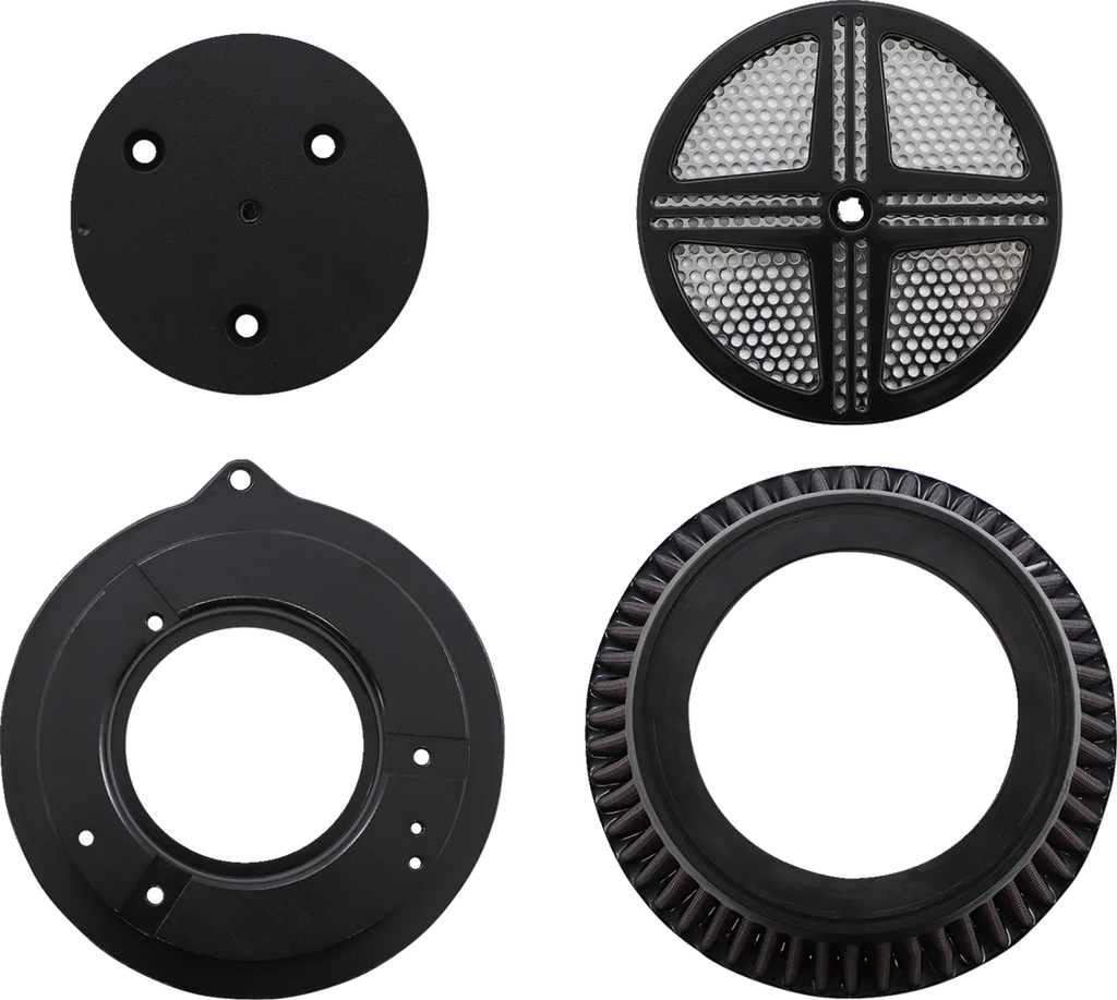 Baron Custom Accessories xXx Big Air Kit - Black BA-2311-00B - Side View