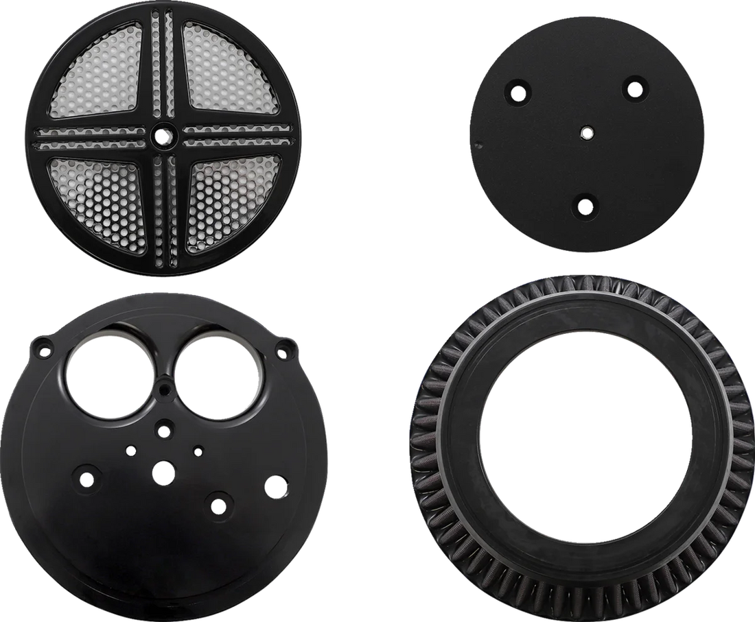 Baron Custom Accessories xXx Big Air Kit - Black BA-2313-00B - Side View