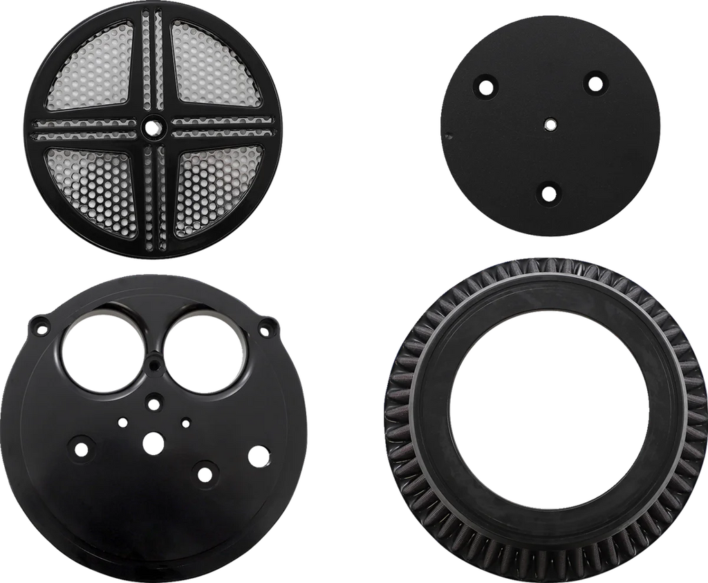 Baron Custom Accessories xXx Big Air Kit - Black BA-2313-00B - Side View