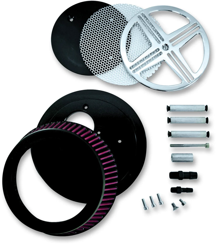 Baron Custom Accessories xXx Big Air Kit - Black BA-2313-00B - Installation View