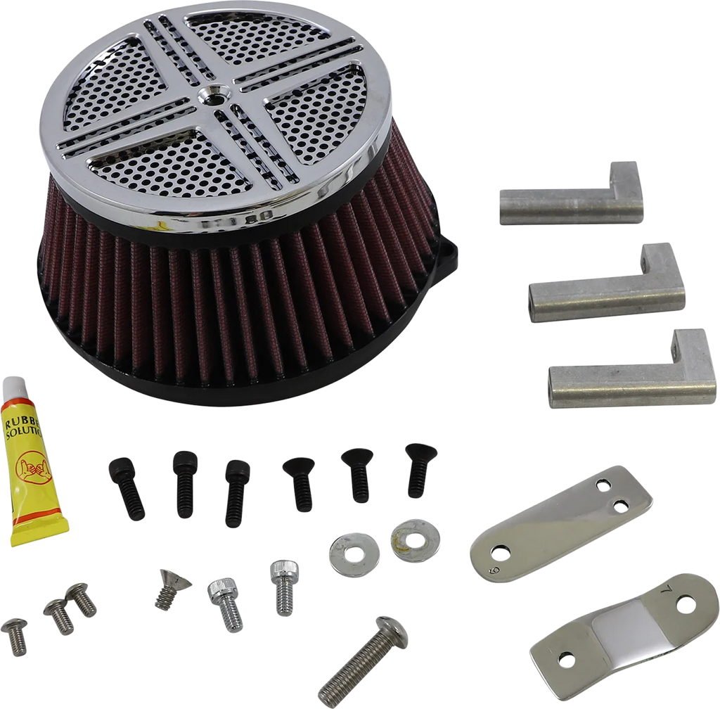 Baron Custom Accessories xXx Big Air Kit - Chrome BA-2311-00 - Main Product View