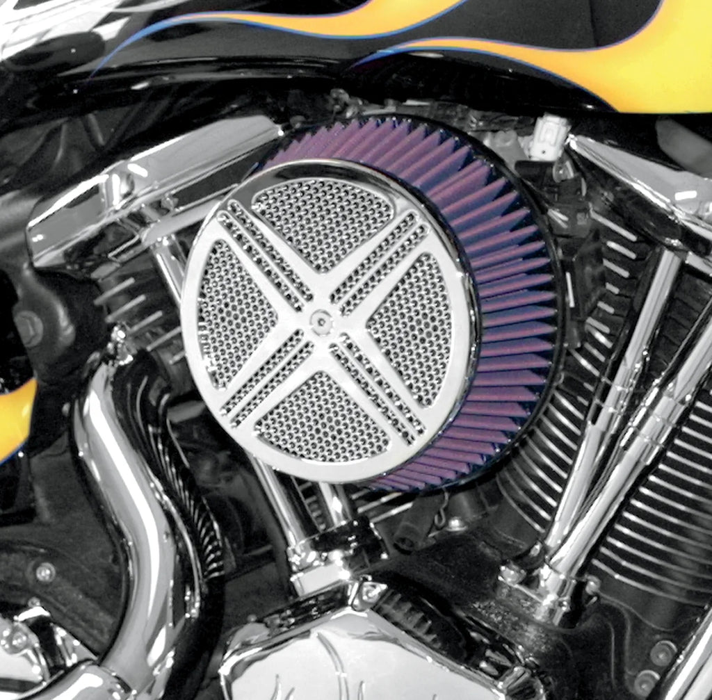Baron Custom Accessories xXx Big Air Kit - Chrome BA-2361-00 - Side View