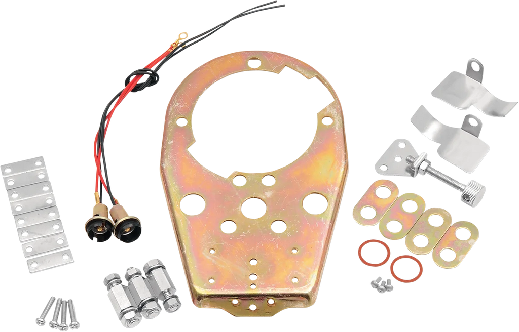 Base Plate - Cat Eye Dash Cover DragSpecialties 12-0034B - Main Product View