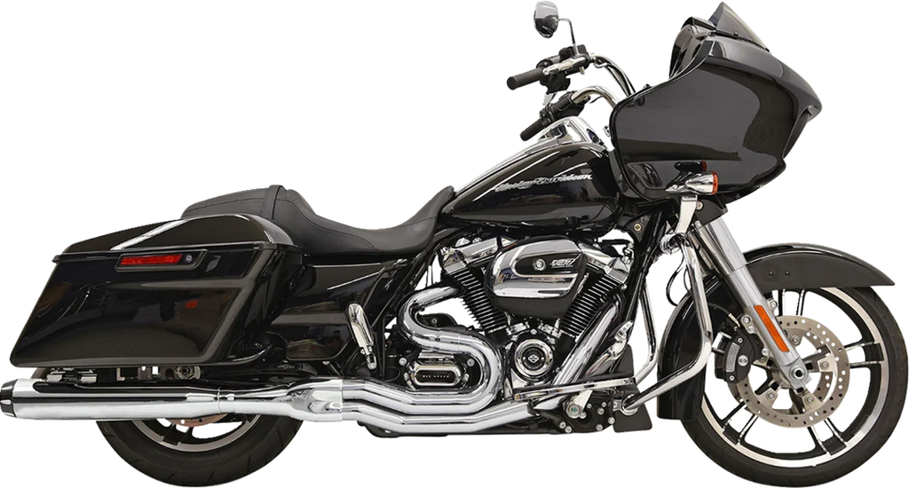 Bassani 2-into-1 Exhaust System - 49-State - Chrome 1F58RE