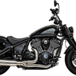 Load image into Gallery viewer, Bassani 2-into-1 Exhaust System - Stainless Steel 8H12SS - Back View