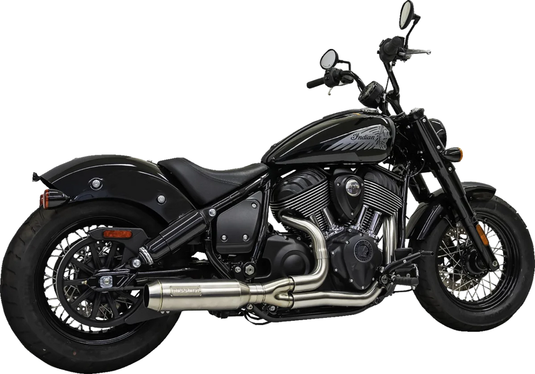 Bassani 2-into-1 Exhaust System - Stainless Steel 8H12SS - Installation View