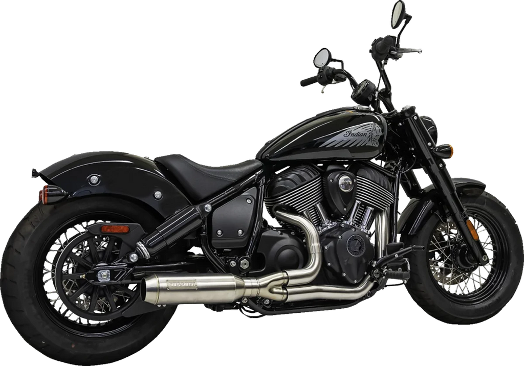 Bassani 2-into-1 Exhaust System - Stainless Steel 8H12SS - Installation View